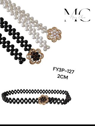 CINTO PEROLA ELASTICO 2CM<PCT COM 12 PÇS>