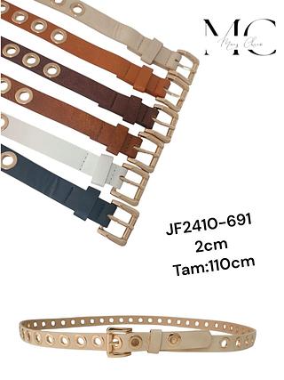 CINTO FEMININO ILHÓS 2CM<PCT COM 12 PÇS>