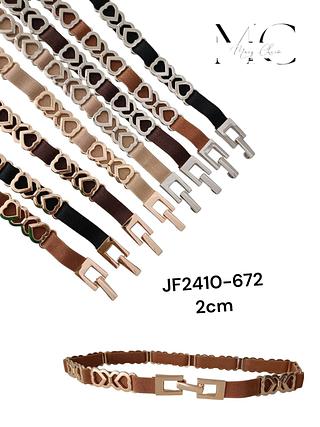 CINTO ELASTICO METAL 2CM<PCT COM 12 PÇS>