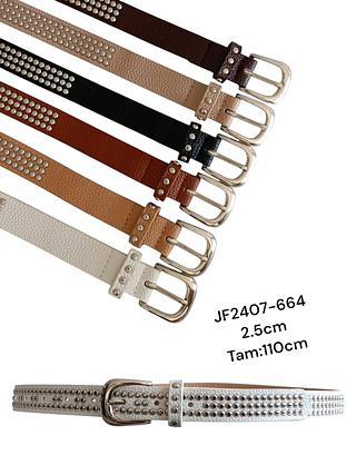 CINTO SINTETICO FEMININO 2.5CM<PCT COM 12 PÇS>