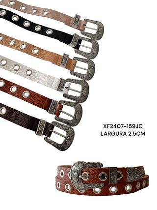 CINTO ILHÓS PLUS SIZE 2.5CM<PCT COM 12 PÇS>