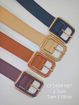 Cinto Sintetico Feminino 3.5cm >PCT COM 12 PÇS<