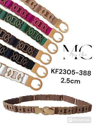 CINTO ELASTICO METAL 2.5CM >PCT COM 12 PÇS<