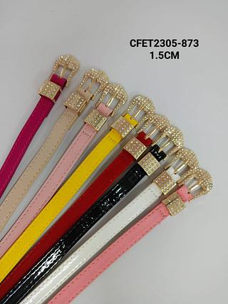 CINTO FEMININO INFANTIL 1.5CM >PCT COM 12 PÇS<