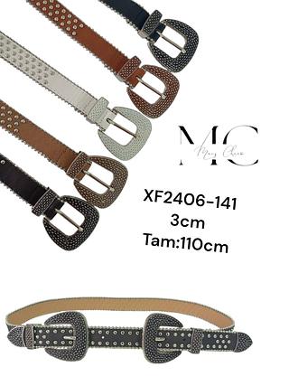 CINTO DUAS FIVELAS 3.0CM<PCT COM 12 PÇS>