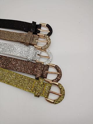 CINTO BRILHO 3CM >PCT COM 12 PEÇAS<