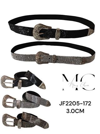 CINTO STRASS 3.0CM<PCT COM 12 PÇS>