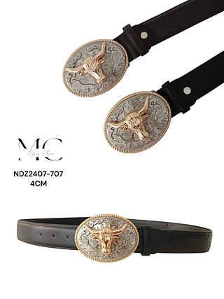 CINTO MASCULINO COWBOY 4CM<PCT COM 12 PÇS>