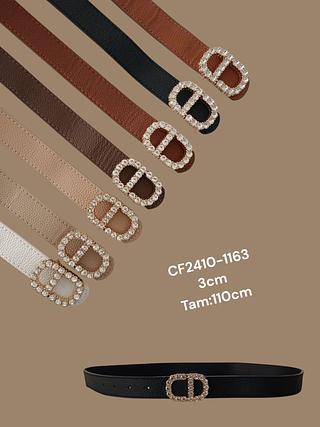 CINTO SINTETICO FEMININO 3CM<PCT COM 12 PÇS>