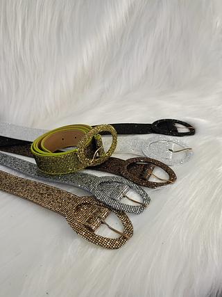 CINTO BRILHO 3.CM >PCT COM 12 PEÇAS<