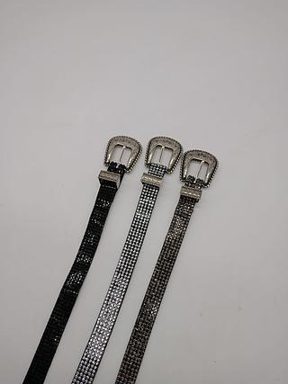 Cinto feminino 2cm<pct com 12 peças>