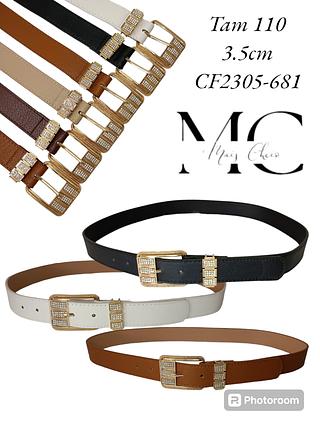 Cinto Sintético Feminino 3.5<PCT COM 12 PÇS>