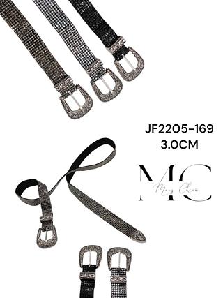 CINTO STRASS 3.0CM<PCT COM 12 PÇS>