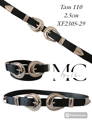 Cinto Duas Fivelas 2.5<PCT COM 12 PÇS>