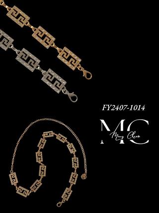 Cinto Corrente Strass<PCT COM 12 PÇS>