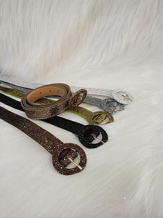 CINTO BRILHO 3CM >PCT COM 12 PÇS<