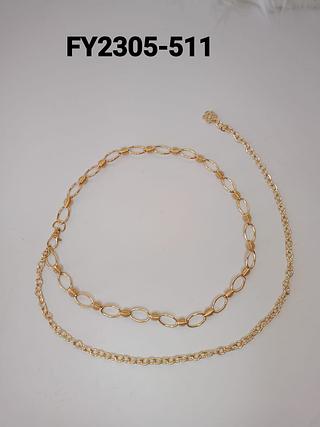 Cinto Feminino Corrente<PCT COM 12 PÇS>