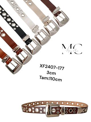 CINTO FEMININO ILHÓS 3CM<PCT COM 12 PÇS>