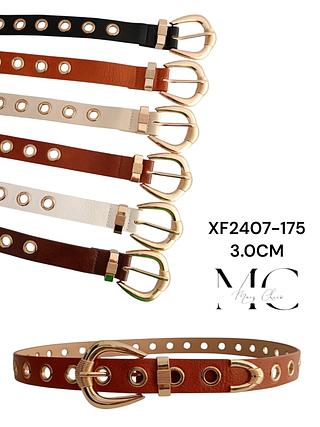 CINTO SINTETICO ILHÓS 3CM<PCT COM 12 PÇS>