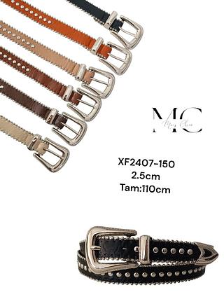 CINTO FEMININO PONTEIRA 2.5CM<PCT COM 12 PÇS>