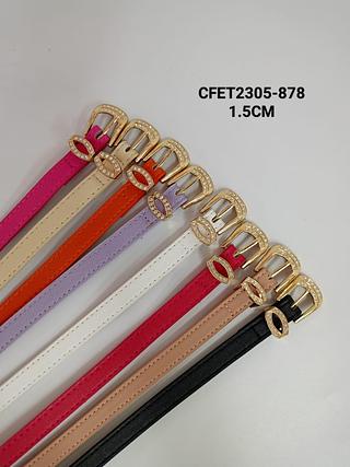 CINTO FEMININO INFANTIL 1.5cm >PCT COM 12 PÇS<