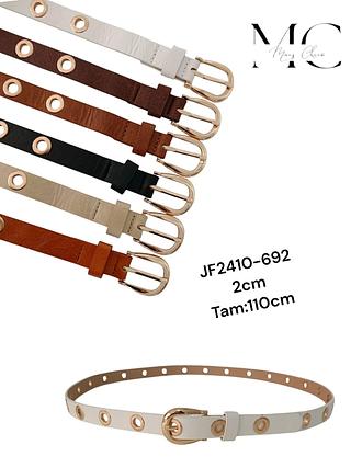 CINTO FEMININO ILHÓS 2CM<PCT COM 12 PÇS>