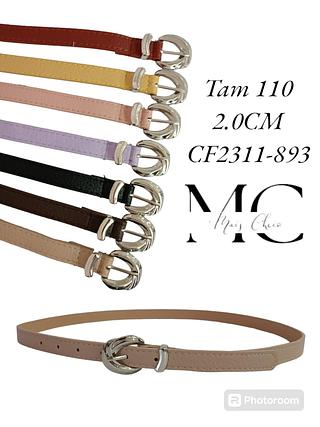 Cinto Sintético Feminino 2.0cm<PCT COM 12 PÇS>