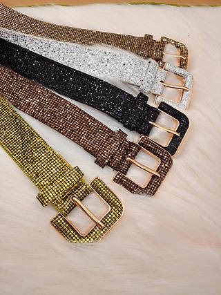 CINTO BRILHO 3CM >PCT COM 12 PÇS<