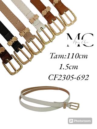 Cinto Sintético Feminino 1.5<PCT COM 12 PÇS>