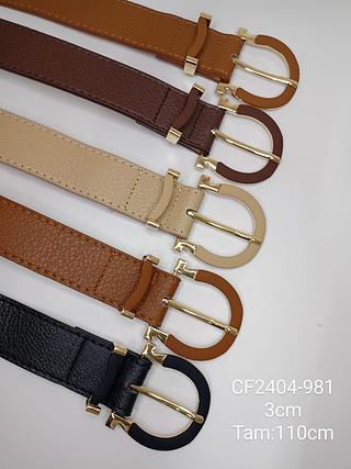 Cinto Sintetico Feminino 3.0cm<PCT COM 12 PÇS>