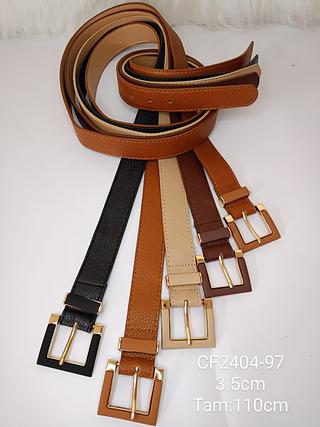 Cinto Sintetico Feminino 3.5cm >PCT COM 12 PÇS<