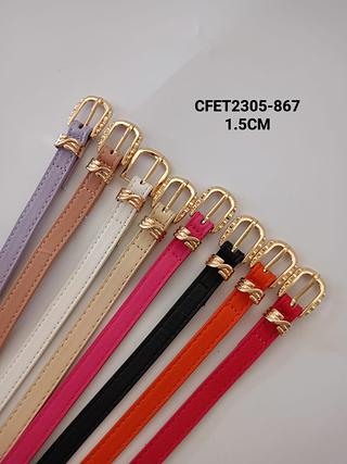 CINTO INFANTIL FEMININO 1.5CM<PCT COM 12 PÇS>