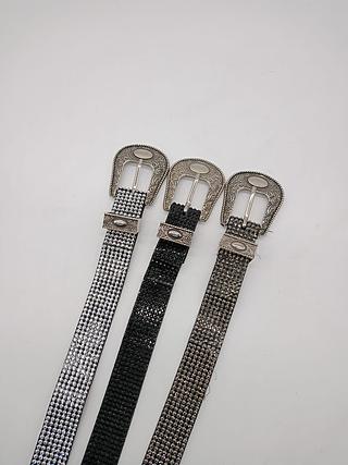 Cinto feminino 2.5cm<pct com 12 peças>