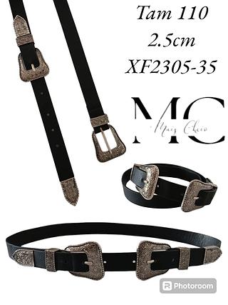 Cinto Duas Fivelas 2.5<PCT COM 12 PÇS>