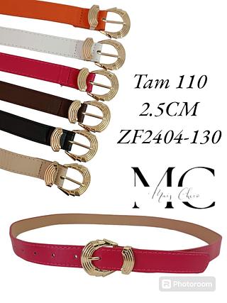 Cinto Sintético Feminino 2.5cm<PCT COM 12 PÇS>