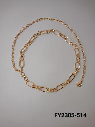 Cinto Feminino Corrente<PCT COM 12 PÇS>