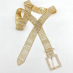 Cinto strass metal Largo 3cm<PCT COM 12 PÇS>