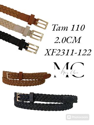 CINTO TRANÇADO 2.0CM >PCT COM 12 PÇS<