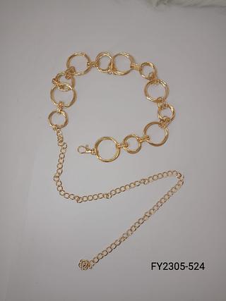 Cinto Feminino Corrente <PCT COM 12 PÇS>