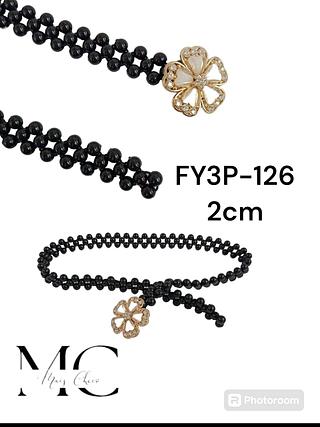 Cinto Pérola Elastico 2.0cm<PCT COM 12 PÇS>