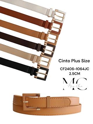 CINTO SINTETICO PLUS SIZE 2.5CM<PCT COM 12 PÇS>