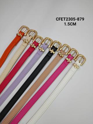 CINTO FEMININO INFANTIL 1.5CM >PCT COM 12 PÇS<