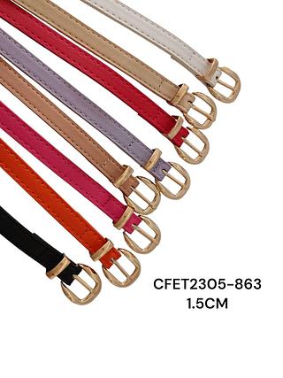 CINTO INFANTIL FEMININO 1.5CM<PCT COM 12 PÇS>