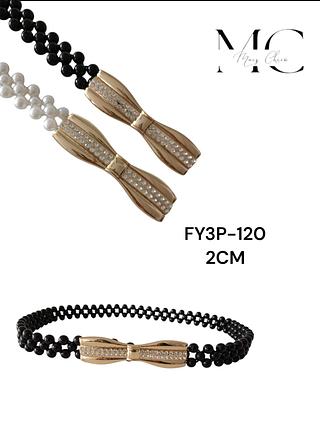 CINTO PEROLA ELASTICO 2CM<PCT COM 12 PÇS>