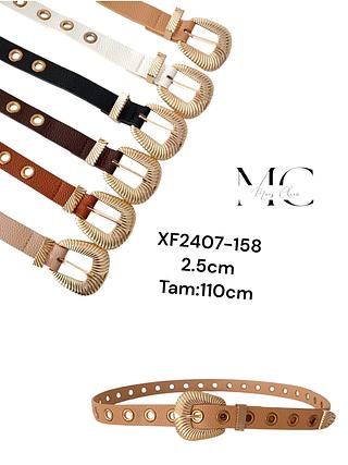 CINTO FEMININO ILHÓS 2.5CM<PCT COM 12 PÇS>