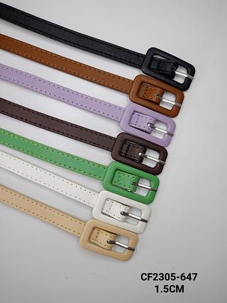 Cinto Sintético feminino 1.5<PCT COM 12 PÇS>