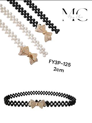 CINTO PEROLA ELASTICO 2CM<PCT COM 12 PÇS>