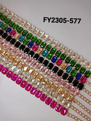 Cinto Feminino Corrente<PCT COM 12 PÇS>