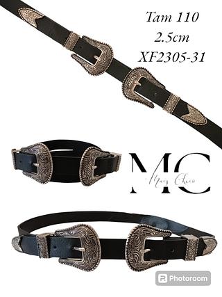 Cinto Duas Fivelas 2.5<PCT COM 12 PÇS>