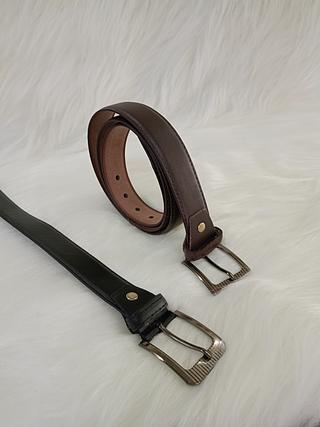 Cinto Masculino Couro Sintético. 3.5 cm<pct com 12 peças>